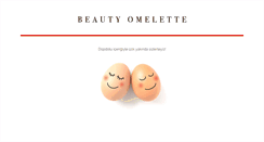 Desktop Screenshot of beautyomelette.com