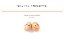 Tablet Screenshot of beautyomelette.com